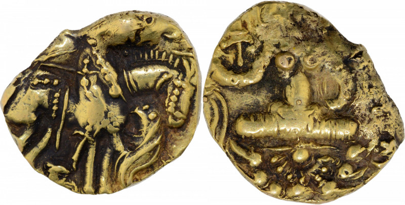 Later Gupta Dynasty, Bhanugupta Prakashaditya (510-525 CE), Gold Heavy Dinar, "H...