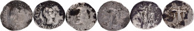 Extremely Fine condition Silver Drachma Coins of King Menander I the Saviour of Indo Greeks.