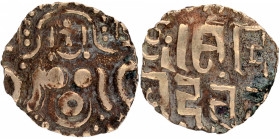 Base Gold one eight Masha Coin of Gahadavalas of Kanauj and Kasi of King Govinda Chandra Deva
