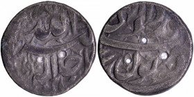 Extremely Rare Silver Rupee Coin of Akbar of Dewal Bandar Mint which located in Sindh Province on the banks of the Indus river near the Tatta.