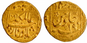 Gold Mohur Coin of Aurangzeb Alamgir of Jahangirnagar Mint.