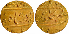 Gold Mohur Coin of Muhammad Shah of Ahmadabad Mint.