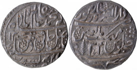 Silver Rupee Coin of Saharanpur Dar us Surur Mint of Maratha Confederacy.