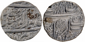 Silver Rupee Coin of Sri Amritsar Mint of Sikh Empire.