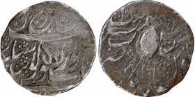 Silver Rupee Coin of Governor Hari Singh Nalwa of Kashmir Mint of Sikh Empire.