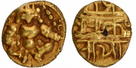 Gold Varaha Coin of Krishnadevaraya of Tuluva Dynasty of Vijayanagara Kingdom.