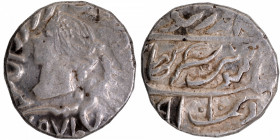 Silver One Rupee Coin of Jaswant Singh of Dig Mint of Bharatpur.