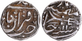 Silver Half Rupee Coin of Basoda Mint of Daulat Rao of Gwalior.