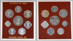 Extremely Rare Proof Set Regular Issue of Bombay Mint of 1967 of Republic India.