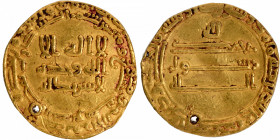 Gold Dinar Coin of Abbasid Caliph Al Mamun of Arabian.