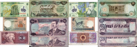 Set of Six Banknotes of Different Denomination and Country.