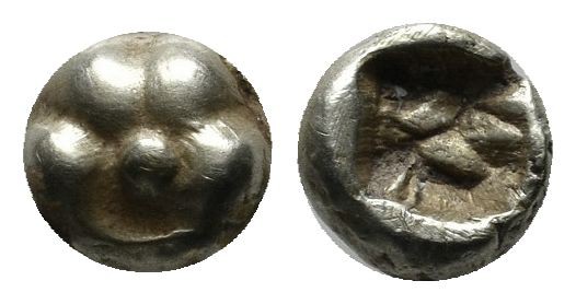 Ionia, Uncertain. Circa 600-550 BC. EL 1/24 Stater (5mm, 0.58g). Figural type. L...