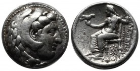Kings of Macedon. Alexander III 'The Great'. 336-323 BC. AR Tetradrachm (25mm, 17.05g). Babylon mint. Struck under Stamenes or Archon, circa 324/3 BC....