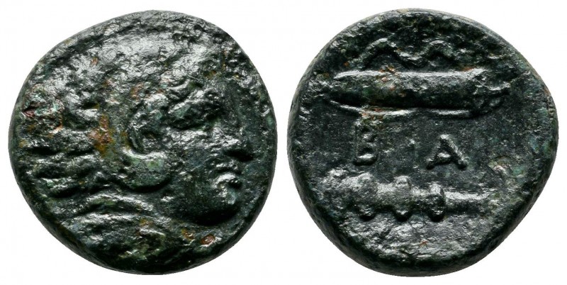 Kings of Macedon. Alexander III ‘The Great’. (336-323 BC.) AE Unit (17mm-5,24g)....