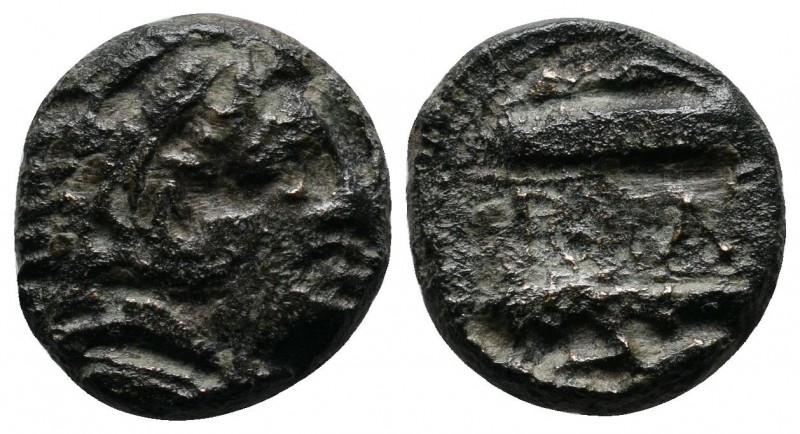 Kings of Macedon. Alexander III ‘The Great’. (336-323 BC.) AE Unit (17mm-6,66g)....