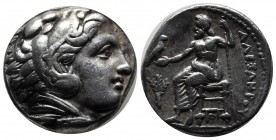 Kings of Macedon. Alexander III ‘the Great’. 336-323 BC. AR Tetradrachm (23mm, 17.19g). ‘Amphipolis’ mint. Struck under Kassander, circa 316-315 BC. H...