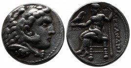 Kings of Macedon. Alexander III ‘the Great’. 336-323 BC. AR Tetradrachm (27mm, 17.09g). Ake mint. Dated CY 31 (316/5 BC). Head of Herakles right, wear...
