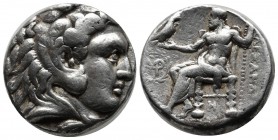 Kings of Macedon. Alexander III the Great (336-323 BC). AR Tetradrachm (24mm, 17.07g). Posthumous issue of Babylon, under Seleucus I Nicator, circa 31...