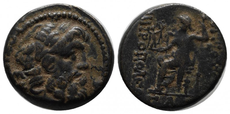Seleucis and Pieria. Antioch. Dated year 13 of the Pompeian Era=54/53 BC. AE (20...