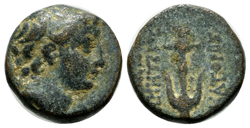 Seleukid Kingdom. Demetrios II Nikator.146-138 BC. AE (16mm, 4.82g). Uncertain N...