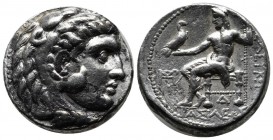 Seleukid Kingdom. Seleukos I Nikator AR Tetradrachm (25mm, 16.93g). Seleukeia on the Tigris, circa 300-296/5 BC. In the types of Alexander III of Mace...