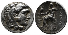 Seleukid Kingdom. Seleukos I Nikator. AR Tetradrachm (26mm, 16.97g). Seleukeia on the Tigris, circa 300-296/5 BC. In the types of Alexander III of Mac...