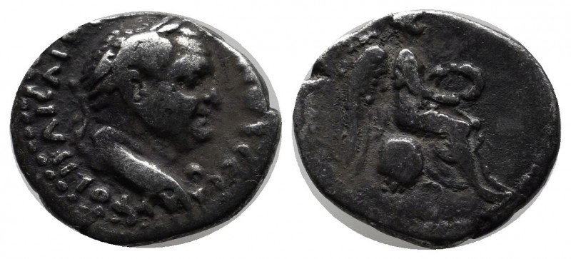 Cappadocia, Caesarea. Vespasian (69-79). AR Hemidrachm (13mm, 1.69g). AD 69-79. ...