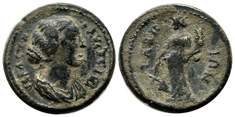 Caria, Tabai. Faustina II Junior, wife of Marcus Aurelius, 161-180 AD. AE (24mm,...
