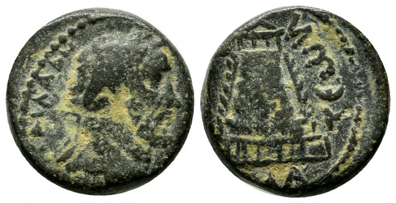 Commagene, Zeugma. Antoninus Pius (AD 138-161). AE (18mm, 7.27g). [ΑΥΤΟ Κ] ΑΙ ΤΙ...