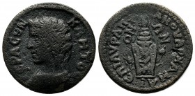 Lydia, Maeonia. Pseudo-autonomous. Time of Trajanus Decius (249-251). AE. 23mm, 6.12g) Aur. Apphianus, archon. IЄPA CVNKΛHTOC. Draped bust of the Sena...
