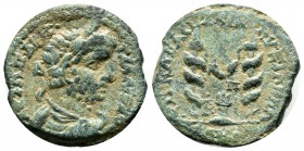 Mysia, Cyzicus. Gallienus. AD 253-268. AE (22mm, 7.53g). Basileos, magistrate. Laureate, draped and cuirassed bust right, seen from behind / Small alt...