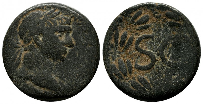 Syria, Seleucis and Pieria, Antioch. Trajan (98-117 AD.) AE (25mm, 13.78g). Laur...