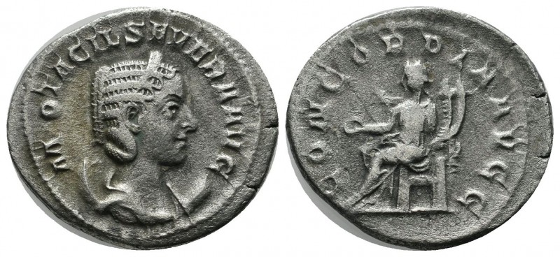 Otacilia Severa, Wife of Phillipus I, 246-248 AD. AR Antoninianus (23mm, 3.30g)....