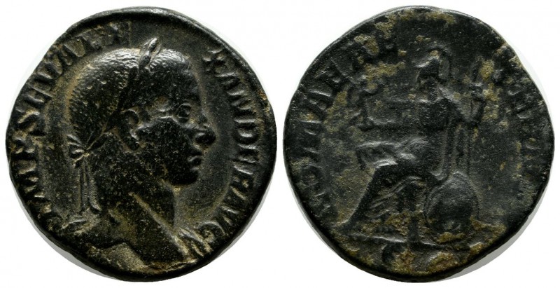 Severus Alexander. 222-235 AD. AE Sestertius (28mm, 19.69g). Rome. AD 222-231 AD...