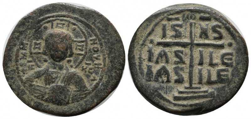 Anonymous (attributed to Romanus III). AD 1028-1034. AE Follis (28mm, 11.11g). C...