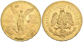 MEXICO. 50 Pesos. (Au. 41,64g/37mm). 1921. (Km#481). EBC.