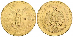 MEXICO. 50 Pesos. (Au. 41,67g/37mm). 1922. (Km#481). EBC+.