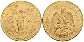 MEXICO. 50 Pesos. (Au. 41,61g/37mm). 1923. (Km#481). EBC.