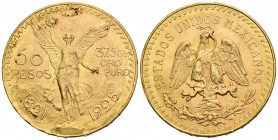 MEXICO. 50 Pesos. (Au. 41,68g/37mm). 1928. (Km#481). EBC.