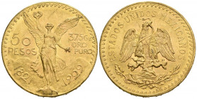 MEXICO. 50 Pesos. (Au. 41,64g/37mm). 1929. (Km#481). EBC.