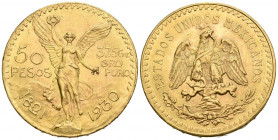 MEXICO. 50 Pesos. (Au. 41,65g/37mm). 1930. (Km#481). EBC.