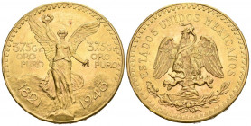 MEXICO. 50 Pesos. (Au. 41,62g/37mm). 1943. (Km#481). EBC+.