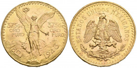 MEXICO. 50 Pesos. (Au. 41,68g/37mm). 1943. (Km#481). EBC.