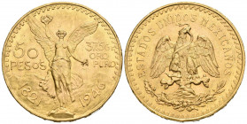 MEXICO. 50 Pesos. (Au. 41,70g/37mm). 1946. (Km#481). EBC.