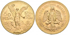MEXICO. 50 Pesos. (Au. 41,62g/37mm). 1947. (Km#481). EBC+.