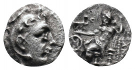Kings of Macedon. Alexander III "the Great" 336-323 BC AR Drachm 3,03gr