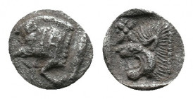 Mysia, Kyzikos 550-500 BC AR hemiobol 0,43gr