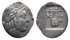LYCIA, Lycian League, Masicytos. After 168 BC. AR Hemidrachm 1,17gr
