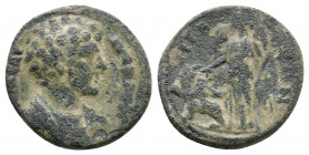 Pamphylia. Attaleia. Commodus AE 9,95gr. Very rare