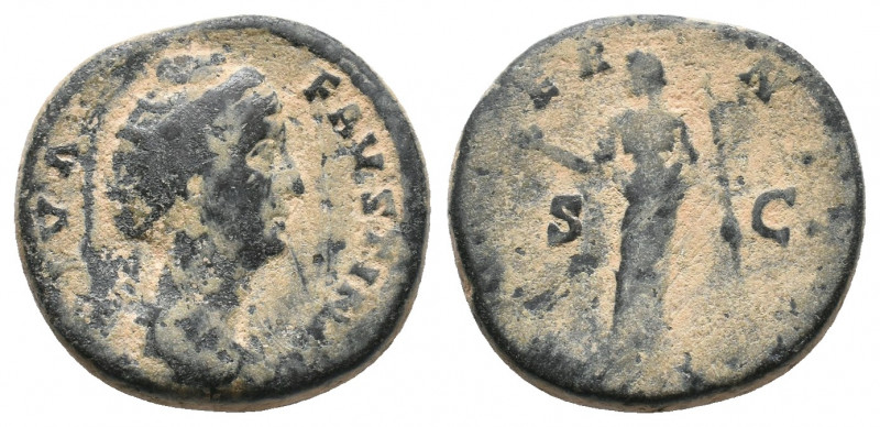 Diva Faustina I (+141 AD). AE As 14,94gr